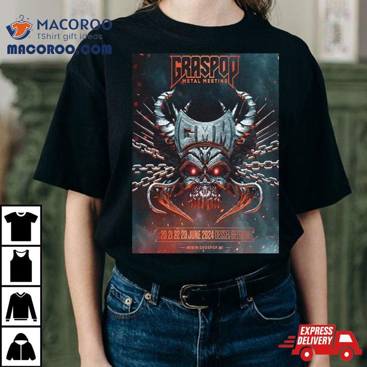 Graspop Metal Meeting Gmm24 20 To 23 June 2024 Dessel Belgium T Shirt Graspop Metal Meeting Gmm24 20 To 23 June 2024 Dessel Belgium T Shirt