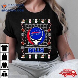 Grateful Dead Buffalo Bills Ugly Christmas Tshirt