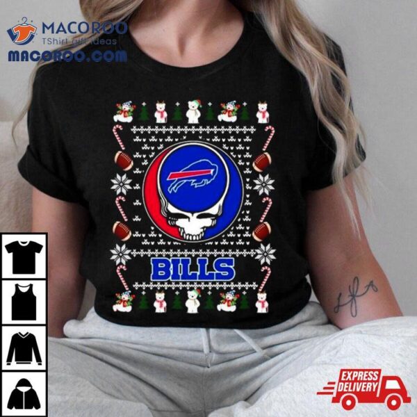 Grateful Dead Buffalo Bills Ugly Christmas Shirt