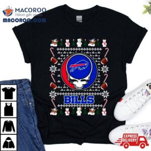 Grateful Dead Buffalo Bills Ugly Christmas Tshirt