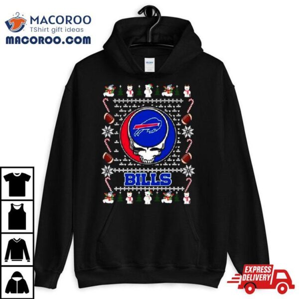 Grateful Dead Buffalo Bills Ugly Christmas Shirt