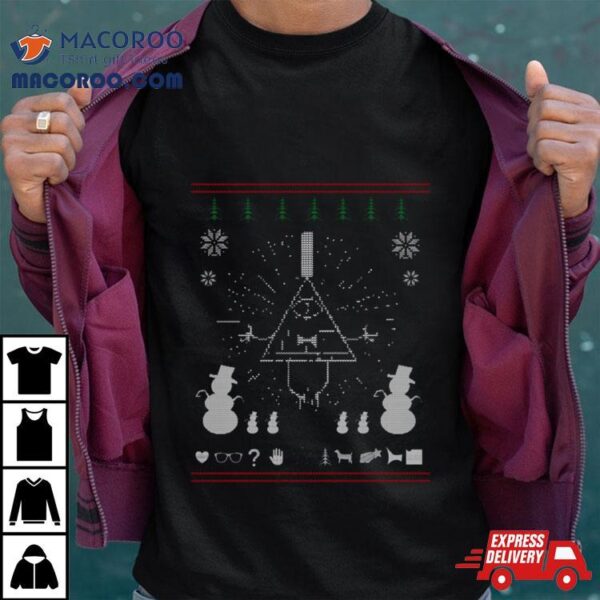 Gravity Falls Christmas Print Shirt