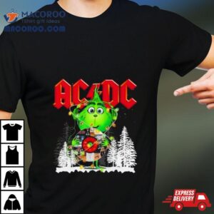 Grinch Acdc Merry Christmas Tshirt