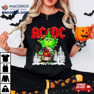 Grinch Acdc Merry Christmas Tshirt