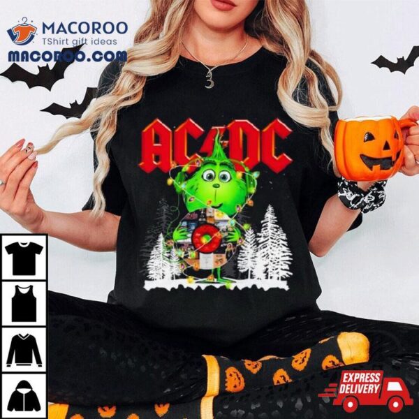 Grinch Acdc 2023 Merry Christmas Shirt