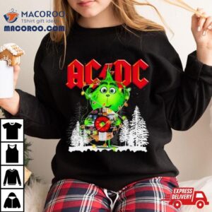 Grinch Acdc Merry Christmas Tshirt