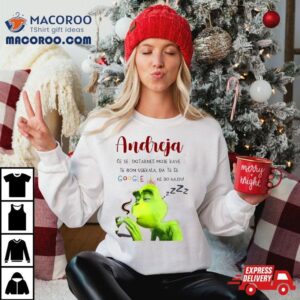 Grinch Andreja I Will Cut You Off Google Tshirt