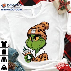 Grinch Boujee Merry Grinchmas Leopard Shirt