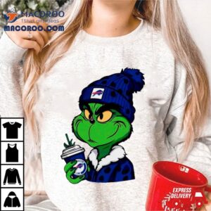 Grinch Buffalo Bills Drink Coffee Tshirt