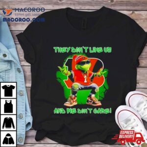 Grinch Cincinnati Bengals They Don T Like Us And We Don T Care Tshirt