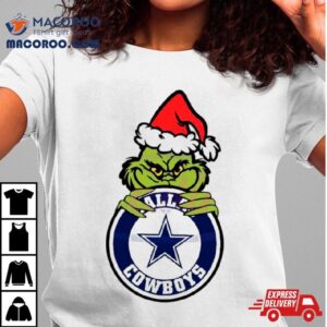 Grinch Dallas Cowboys Circle Logo Shirt