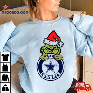 Grinch Dallas Cowboys Circle Logo Tshirt