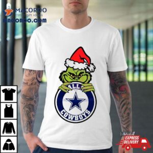 Grinch Dallas Cowboys Circle Logo Tshirt