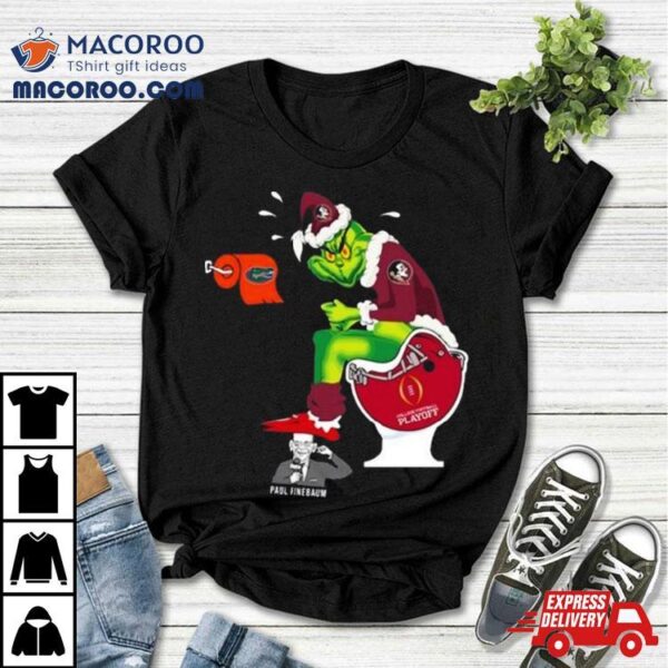 Grinch Florida State Seminoles Toilet Paper Florida Gators 2023 Semi Final Playoff Shirt