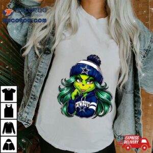 Grinch Girl Dallas Cowboys Fan Shirt