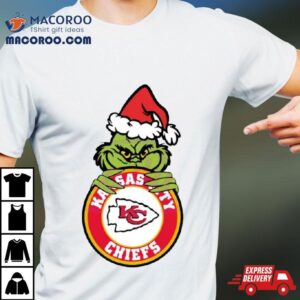 Grinch Kansas City Chiefs Circle Logo Tshirt