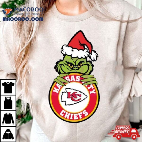 Grinch Kansas City Chiefs Circle Logo Shirt