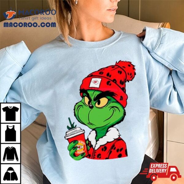 Grinch Leopard Kansas City Chiefs Shirt