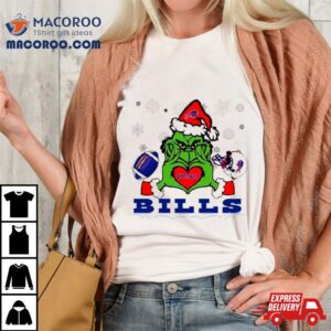 Grinch Love Buffalo Bills Football Helme Tshirt