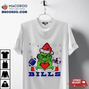 Grinch Love Buffalo Bills Football Helme Tshirt