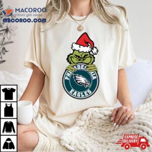 Grinch Philadelphia Eagles Circle Logo Shirt