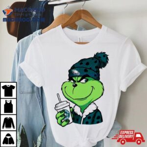 Grinch Philadelphia Eagles Logo Tshirt