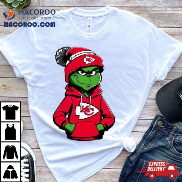 Grinch Wears Kansas City Chiefs Clothes Shirt