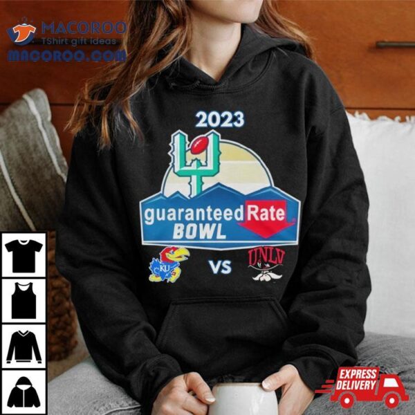 Guaranteed Rate Bowl 2023 Kansas Vs Unlv Chase Field Phoenix Az T Shirt