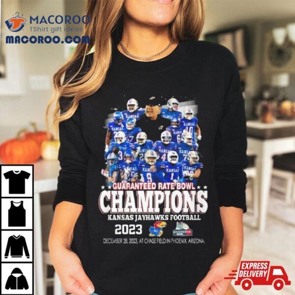 Guaranteed Rate Bowl Champions Kansas Jayhawks Football 2023 Shirt