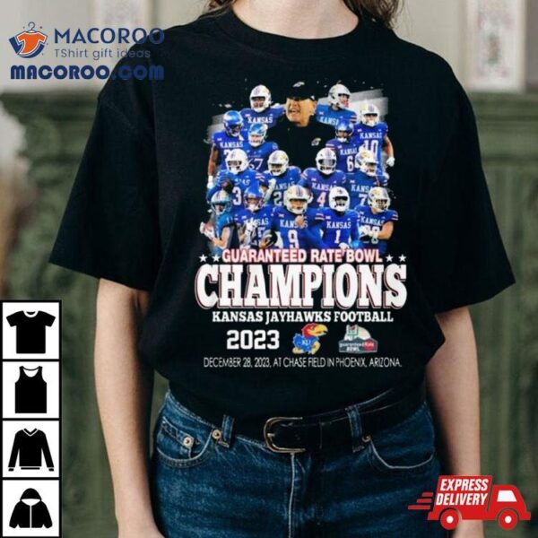 Guaranteed Rate Bowl Champions Kansas Jayhawks Football 2023 Shirt