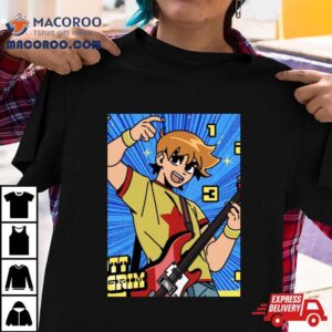Guitar Scene Scott Pilgrim Takes Off Shirt 2 Guitar Scene Scott Pilgrim Takes Off Tshirt