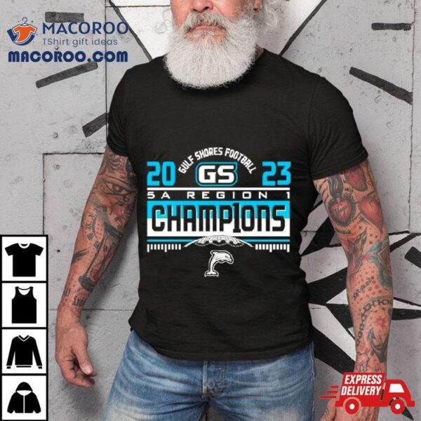 Gulf Shores Football 2023 Ahsaa Football 5a State Champions Shirt