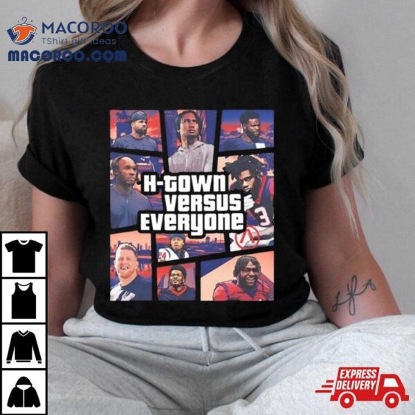 H Town Gta Football T Shirt