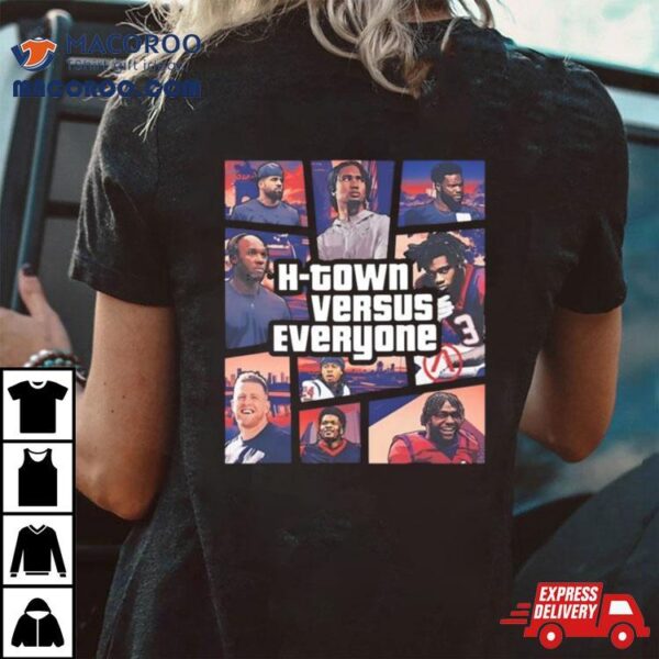 H Town Gta Football T Shirt