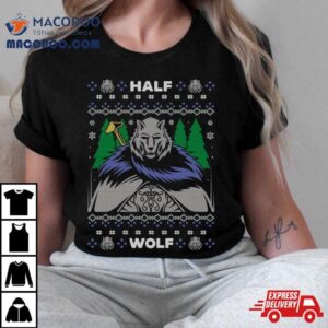 Half Wolf Knight Christmas Shirt