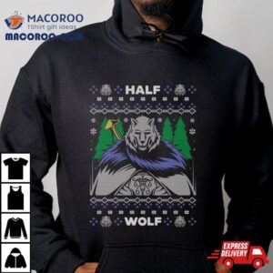 Half Wolf Knight Christmas Tshirt