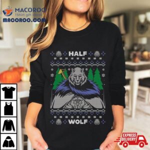 Half Wolf Knight Christmas Tshirt