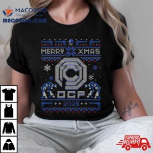 Happy Robo Merry Xmas Ocp Ugly Christmas Tshirt