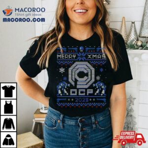 Happy Robo Merry Xmas Ocp Ugly Christmas Tshirt