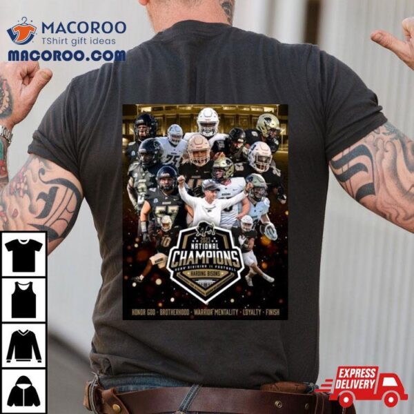 Harding Bison Win The National Champions Ncaa Division Ii Football 2023 T Shirt