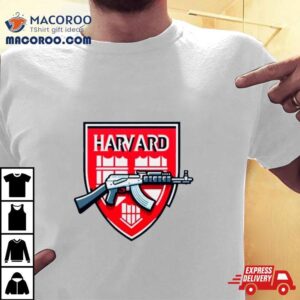 Harvard University Gun New Logo Tshirt