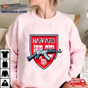 Harvard University Gun New Logo Tshirt