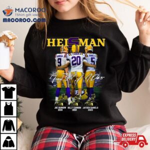 Heisman Lsu Tigers Joe Burrow Billy Cannon Jayden Daniels Tshirt