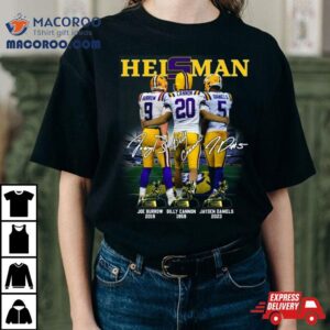 Heisman Lsu Tigers Joe Burrow Billy Cannon Jayden Daniels Tshirt