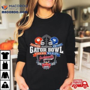 Helmet Clemson Tigers Vs Kentucky Wildcats Taxslayer Gator Bowl Jacksonville Tshirt