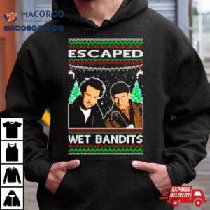 Home Alone Escaped Wet Bandits Ugly Christmas Tshirt