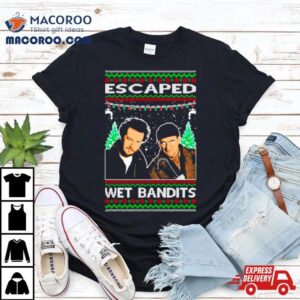 Home Alone Escaped Wet Bandits Ugly Christmas Tshirt