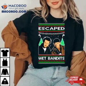 Home Alone Escaped Wet Bandits Ugly Christmas Tshirt