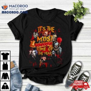 Horror Movies Characters It’s The Most Wonderful Time Of The Year Halloween 2023 Shirt