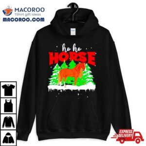 Horse Ho Ho Christmas Tshirt